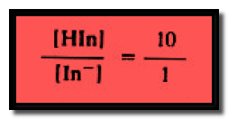 المدى الهيدروجيني للدليل المستخدم فى تفاعلات المعايرة pH Indicators range