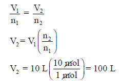 قانون أفوجادرو وحساب الحجم المولاري  Avogadro’s Law and the Molar Volume
