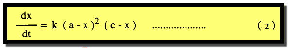تفاعلات الرتبة الثالثة Third Order Reactions