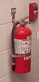 توزيع طفايات الحريق Distribution of Fire Extinguishers