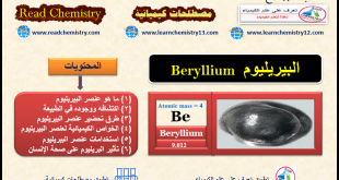عنصر البيريليوم Beryllium