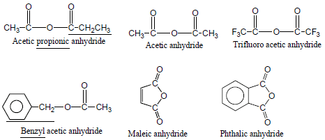 تسمية مشتقات الأحماض الكربوكسيلية Carboxylic acid derivatives