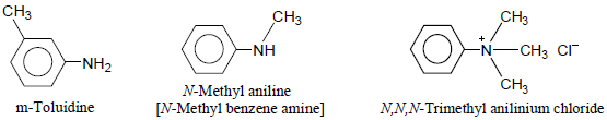 تسمية وتصنيف الأمينات Nomenclature and Classification of Amines