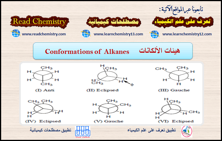 هيئات الألكانات Conformations of Alkanes