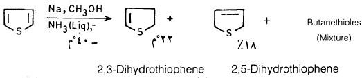 تفاعلات الثيوفين Thiophene reactions (الخواص الكيميائية للثيوفين)