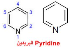 البريدين Pyridine ( طرق تحضير البريدين - الخواص الفيزيائية)