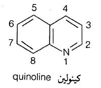 الكينولين Quinoline (التحضير – الخواص الفيزيائية والكيميائية)
