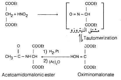 تحضير الأحماض الأمينية Preparation of amino acids