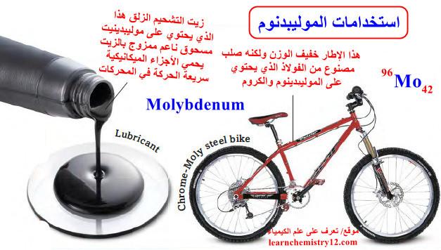 الموليبدنوم Molybdenum – الخواص الفيزيائية والكيميائية له