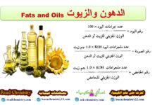 الدهون والزيوت